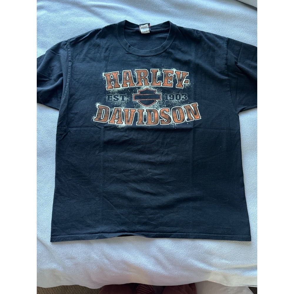 Harley Davidson Wildhorse Shirt Mens XL Bend Oregon Motorcycle Graphic USA Made